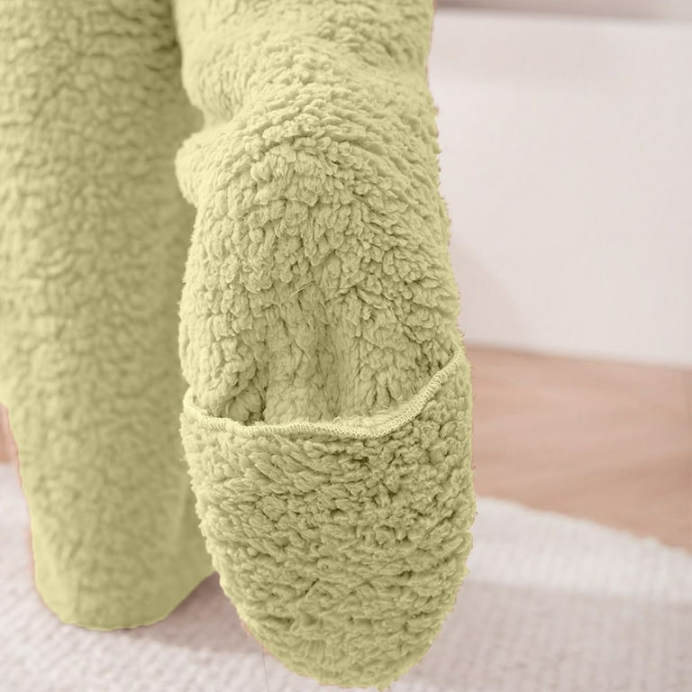Yasumint Fuzzy Leg Warmers, Fuzzy Socks, Snuggs Cozy Socks Knee High, Sock  Slippers for Women, Warm over Knee Fuzzy Socks