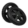 thumbnail image 2 of 2 Pcs Roues en Caoutchouc Robustes pour Chariot de Courses et Chariot Utilitaire de Remplacement, Accessoires de Chariot Roulant avec Roulettes, 2 of 9