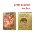 thumbnail image 1 of 11-110 Uds. Tarjetas de Pokémon Pikachu oro plata negro Vmax GX Vstar inglés español francés alemán colección tarjeta de batalla juguetes regalos, 1 of 2