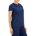thumbnail image 2 of Hanes ComfortFit Stretch Women's and Women's Plus Mandarin Scrub Top, 2 of 5