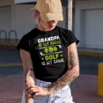 thumbnail image 2 of Grandpa Is My Name, Golf Is My Game with Balls & Clubs, Golf Player, Golfing or Golfer Themed Merch Gift, Royal Blue T-Shirt, Medium, 2 of 5