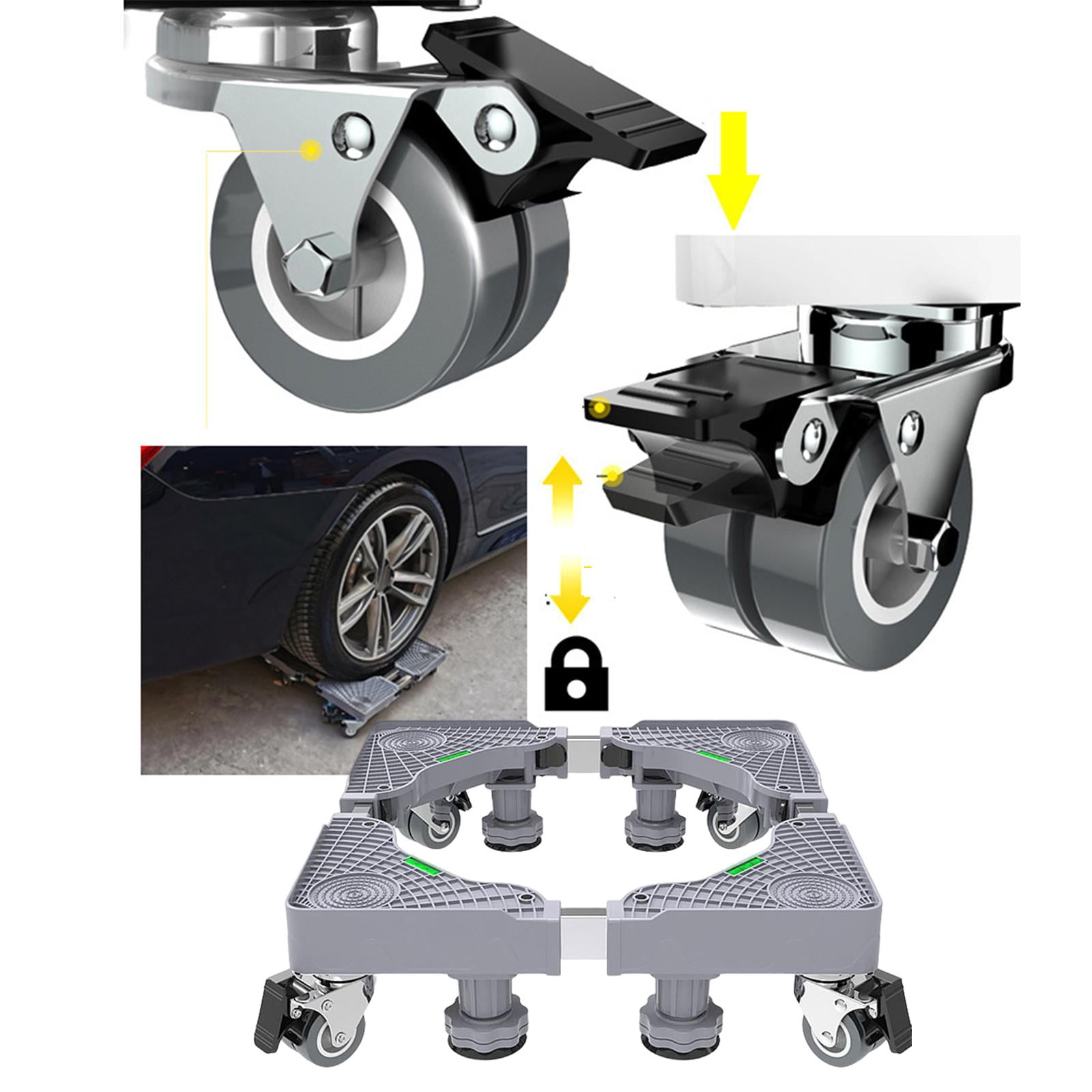 Washing Machine Stand Mobile Roller Bracket Movable Roller Washing Machine Stand household