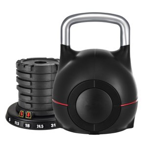 KFFKFF 7-in-1 Adjustable Kettlebell, 44 lbs