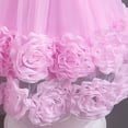 thumbnail image 5 of Baby Girls 3D Flower Dress Bowknot Pageant Party Wedding Birthday Gown, 12M-5T, 5 of 7