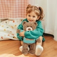 thumbnail image 6 of Custom Teddy Bear Stuffed Animal – Deep Brown Plush Bear with Personalized Name or Text Embroidery, Cute Keepsake Gift for Baby, Mom, Girlfriend, or Valentine’s Day, 6 of 9