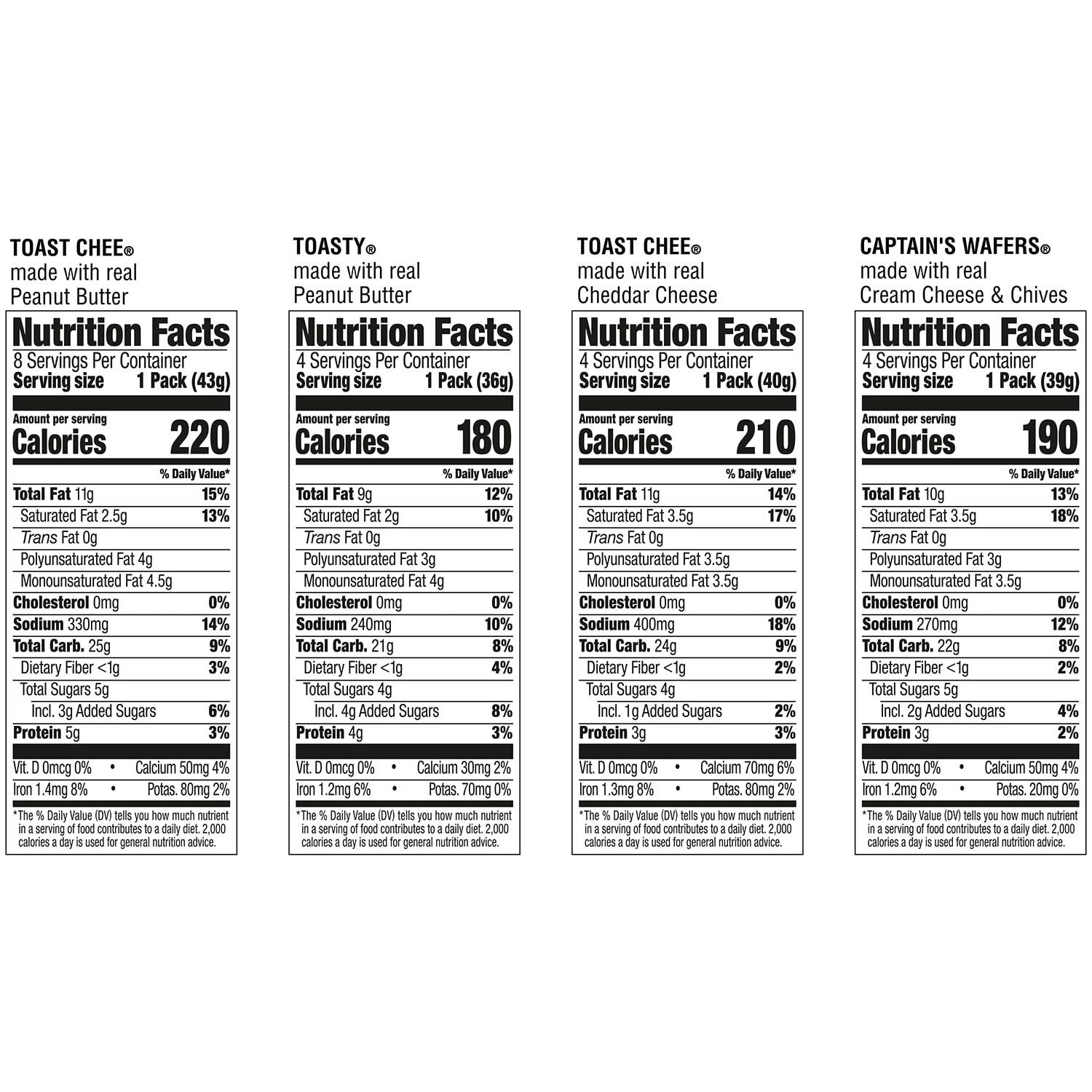Lance Variety Pack Sandwich Crackers, Assorted Flavors Snack Packs, 40 pk. With White Bowl By OMA
