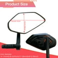 thumbnail image 5 of Homieway Bike Mirror for Handlebar, HD Bar End Bicycle Mirror, Anti-glare Glass for Handlebar Rearview Mirror Multi-Angle Adjustable, Left, 5 of 7