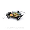 thumbnail image 2 of Sarten Eléctrico Holstein Housewares 30 cms Cuadrado 1460 W Negro Mod. HH-09198003B, 2 of 4