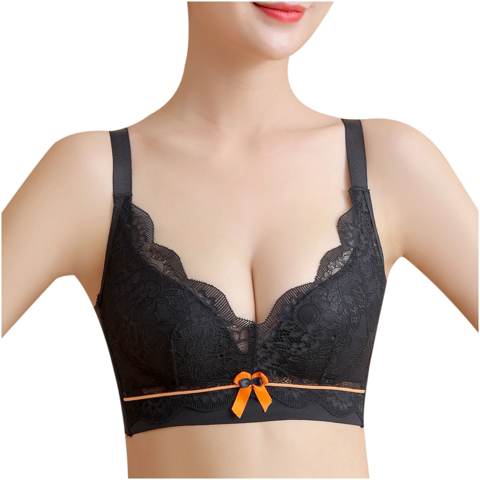 Tawop Ladies Comfortable Breathable No Steel Ring Sexy Lace Gathering  Adjustment Lift Bra Woman Underwear Maternity Nursing & Maternity Bras Lily  