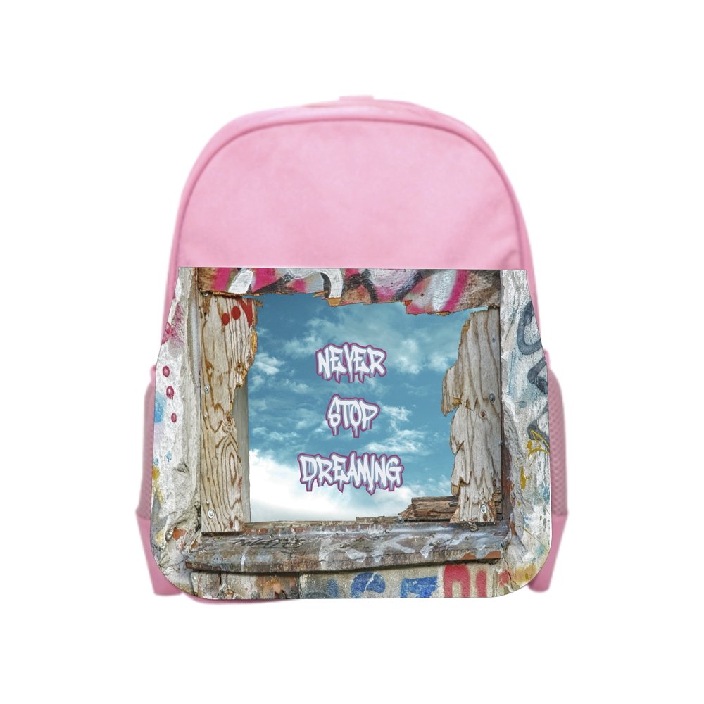 girls backpack and lunch box