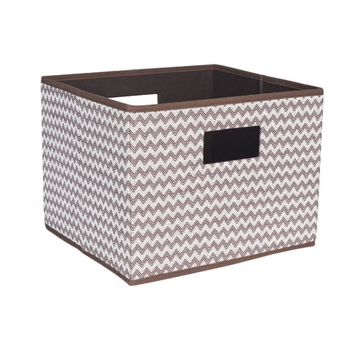 Household Essentials Open Storage Bin with Cutout Handles