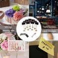 thumbnail image 4 of Amdohai 15 PCS Mini Chalkboard Signs Wood Small Rectangle Chalkboards Blackboard with Water-Based Chalk and Replacement Stickers for Weddings Message Board Signs Crafts Decorating, 4 of 6