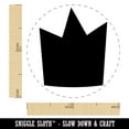 thumbnail image 2 of Silly Crown Self-Inking Rubber Stamp Ink Stamper - Pink Ink - Medium 1 Inch, 2 of 7
