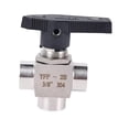 thumbnail image 1 of Siruishop Water Valve Heavy Duty Replacement Practical Plumbing Fixtures Shut Off Valve Style H, 1 of 8