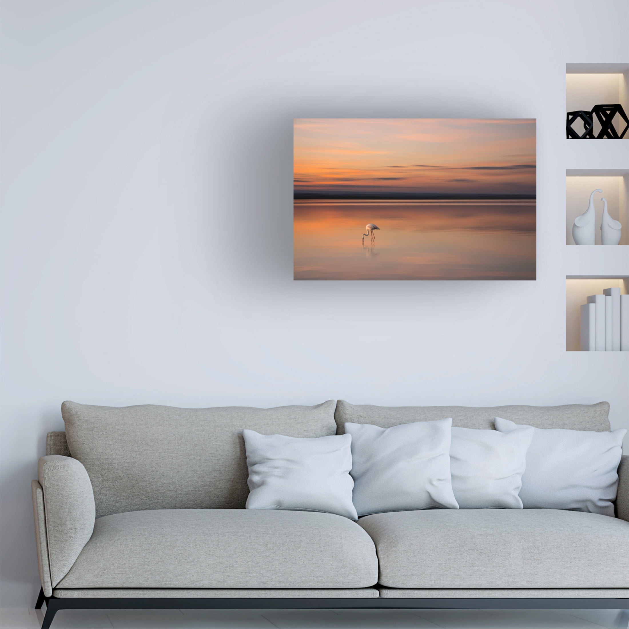 Canvas Wall Art - Dorian Gray 'Untitled' Wall Art for Living Room, Bedroom, or Office Décor by Trademark Fine Art - 19 x 12 Inches