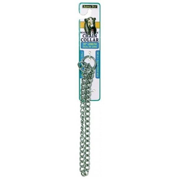 Petmate Doskocil Co. Inc. Heavyweight Mighty Link Chain Collar, 20" x 3 mm