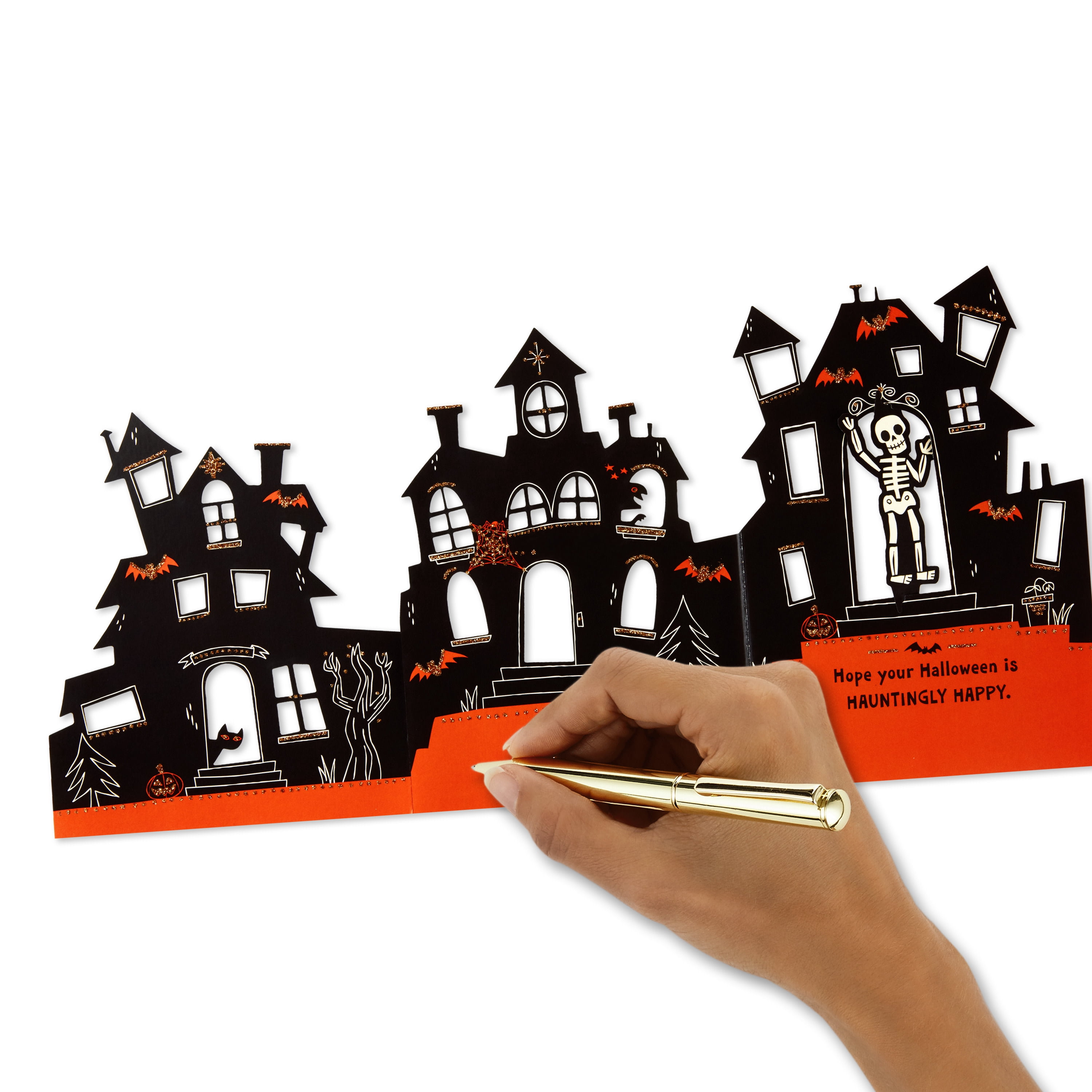 HMK Greeting Card HLWN HNTDHS
