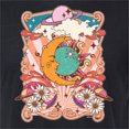 thumbnail image 6 of Wild Bobby Sun and Moon Groovy Vintage Daisy Flowers Stars Vintage Men Premium Tri Blend Tee, True Black, Small, 6 of 6