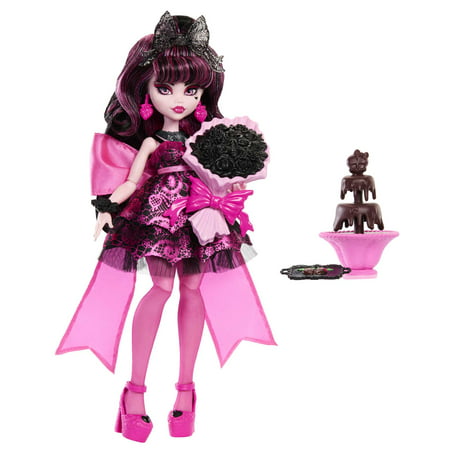 Monster High Draculaura Fashion Doll in Monster Ball Party Dress with Accessories
