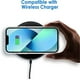 thumbnail image 4 of Funda para iPhone 13 de 6,1 pulgadas, funda protectora transparente antiamarilleamiento a prueba de golpes, cubierta antiarañazos (HD transparente), 4 of 5