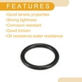 thumbnail image 4 of Unique Bargains 50 Pcs 10mm ID x 1.5mm CS Universal Car O Ring Seal Gasket Car Faucet Repair Trucks NBR Rubber Black, 4 of 6