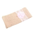 thumbnail image 2 of Bolsa De Encaje Con Decoración De Flores Novia De De Embrague De Mano Regalos Rosado Gloria bolso de embrague de la arpillera rústica de la novia, 2 of 5