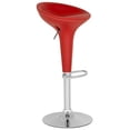 thumbnail image 2 of Safavieh Tabouret de Bar en Acier Chromé 23.2"-31.7" en Rouge, 2 of 5