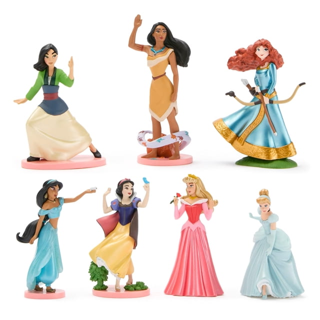 Set de figuras oficiales de Disney Store Princess 7