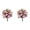Pink, variant on UJMNHYGT Artificial Crabapple Blossom Topiary Trees 21.65 Inch, Flower Ball Trees UV Resistant Shrubs with Ground Spike for Front Porch Patio Garden Entryway