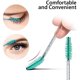 thumbnail image 4 of 50 pz. Cepillos desechables con purpurina para cejas y pestañas, cepillos cosméticos para maquillaje con mango de cristal, 4 of 6