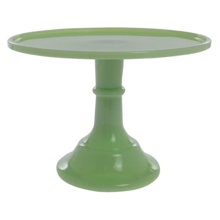 12" Footed Cake Plate - Jade