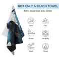 thumbnail image 3 of Ian Somerhalder The Vampire Diaries Beach Towel Microfiber Soft Absorbent Quick-Dry Bath Towel 130x80cm for Bathroom Shower Guests Pool Swimming Camp Holiday Gym for Kid Adult, 3 of 8