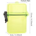 thumbnail image 3 of YISITIAN Diving Dry Boxes Diving, Dry Box, Plastic Transparent Underwater Kayak Sealing Box with Rope Hook for Surfing Canoe Kayak CA919-2909, 3 of 7