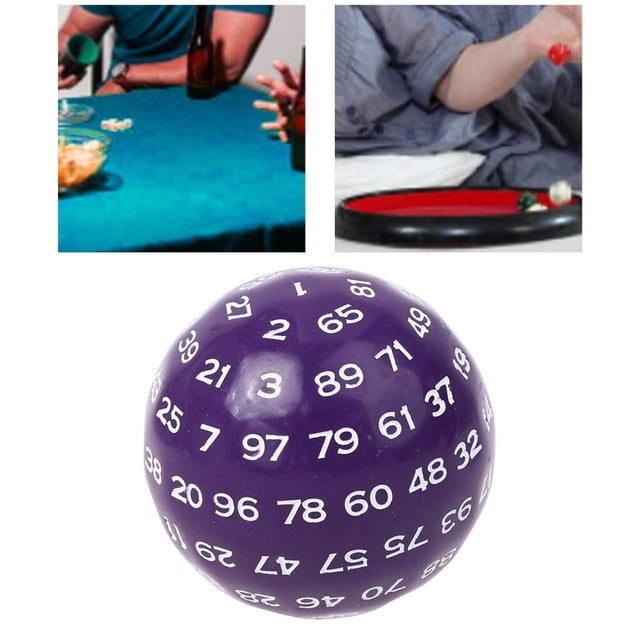 pitrice Acrylic Dices Game Entertainment Family Polyhedral Dice Purple