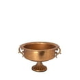 thumbnail image 3 of Eileen Gold Metal Planter Pot, Decorative Indoor Planter, Modern Home Accent, 13.75, 3 of 5