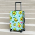 thumbnail image 6 of Hirioo Cartoon Avocado for Elasticity Suitcase Cover (No luggage Included) Durable Luggage Protector Fits 18-32 Inch Luggage-Small, 6 of 7