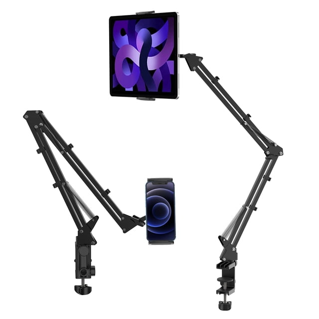 Soporte para tabletas ULANZI T2 ajustable de acero al carbono de 4,6 a 12,9 pulgadas