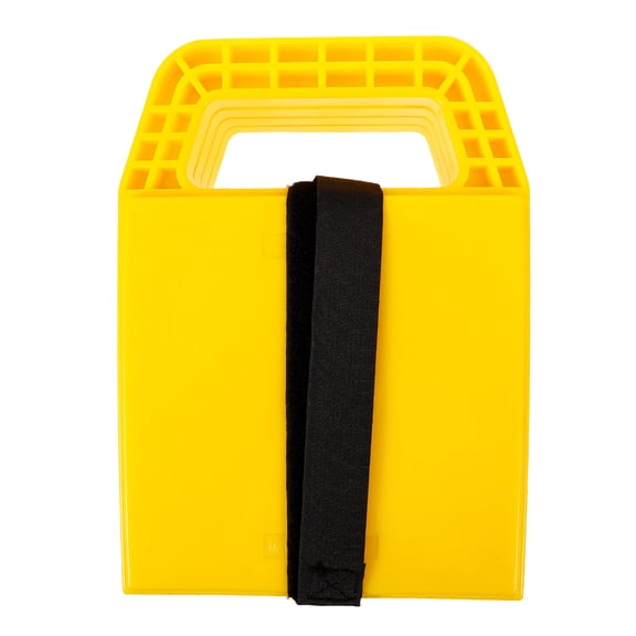 UPKOCH 4Pcs Yellow PP Trailer Jack Pads for Stability Support in Automotive Maintenance