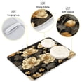 thumbnail image 4 of Dish Drying Mat Microfiber Kitchen Pad Large Counter Absorbent Dish Mats Drainer Rack 18"x24" Elegant Beige Floral, 4 of 7
