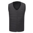 thumbnail image 1 of Chaleco calefactor inteligente para hombres y mujeres, chaleco calefactor con cuello en V y USB, ropa abrigada inteligente, chaleco de algodón, 1 of 1