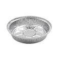 thumbnail image 1 of Bandejas redondas de aluminio para asar a la parrilla Bandeja para hornear de aluminio - 30 Bandejas desechables de aluminio, Bandejas para pasteles, para hornear 21x4.5cm TUNC Sencillez, 1 of 5