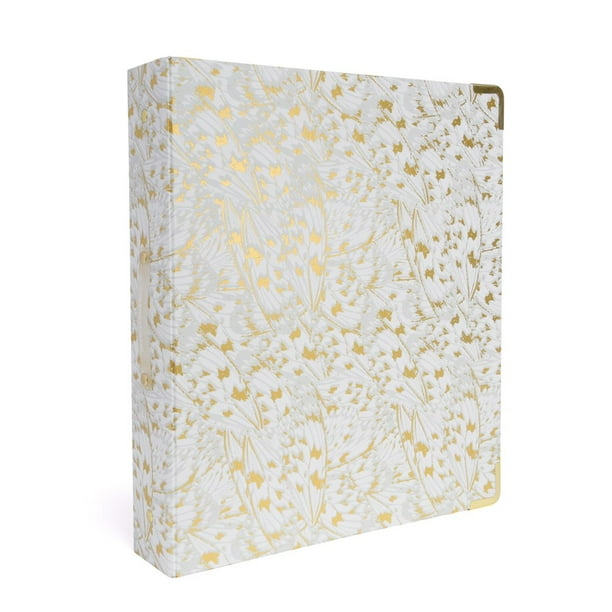 Russell and Hazel Gold Foil Monarch Signature 3 Ring Binder, 1 Count ...