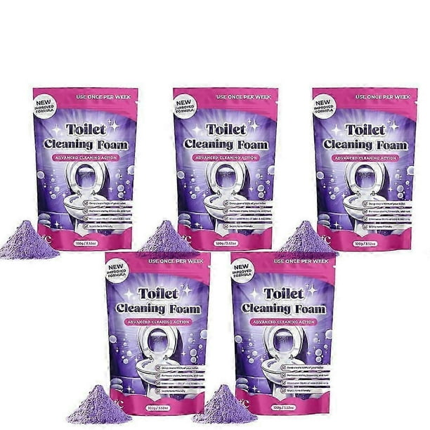 1-5x Fizzclean Toilet Foam Cleaner, Insta-Action Fizzclean Foam Cleaner_c*