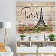 thumbnail image 3 of Design Art - Paris Eiffel Towerwith Paris Scribbling, 3 of 5