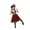 V158-Red, variant on WhouRiu Girls Halloween Cartoon Graphic Dresses Sleeveless Flutter Sleeve Crew Neck Dress Kids Comfortable Cute Party Clothing,4-5 Years
