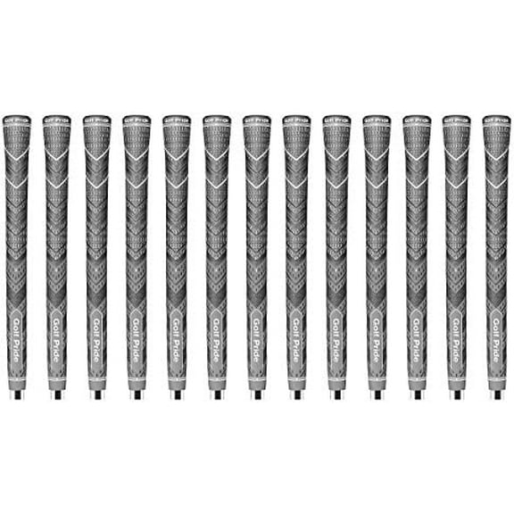 Golf Pride MCC Plus4 Golf Grip Bundle (13 Piece), Gray, Standard