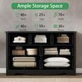 thumbnail image 5 of FANRAL 7 Drawers Dresser for Bedroom,Modern Wooden Chest of Drawers,Storage Organizer Dresser for Closet,Black Dresser, 5 of 8