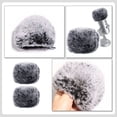 thumbnail image 5 of 2 Pcs Plush Microphone Cover Anti-splash Covers for Accessory Windscreen Noise Reduction, 5 of 6