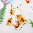 thumbnail image 2 of KVPLBQFD Youth Sweatsuit Baby Girl Clothes Unisex Onesies 0-3 Months Sleeveless Sunflower Floral Romper Jumpsuit Cute Baby Girl Clothes Lovely Boy Clothes 2t, 2 of 7