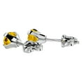 thumbnail image 3 of SuperJeweler 0.60 Carat Citrine Stud Earrings in 14 Karat White Gold Filled for Women, 3 of 5